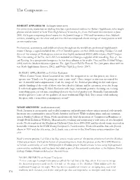 Composer Biographies and Annotations