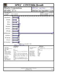 Oracle Corporation: SPARC T7-1