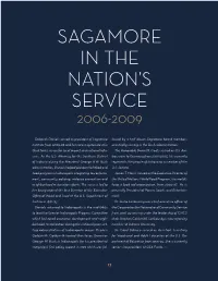 Sagamore in the Nation's Service
