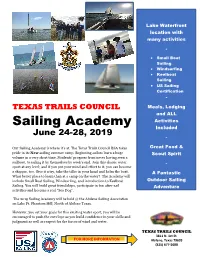 Sailing Academy Included June 24-28, 2019 - Our Sailing Academy Is Where It’S At
