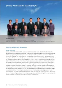 Board and Senior Management (PDF)