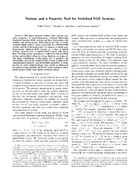Notions and a Passivity Tool for Switched DAE Systems