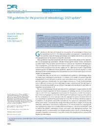 TSR Guidelines for the Practice of Teleradiology: 2021 Update*