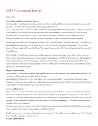 2016 Convention Review