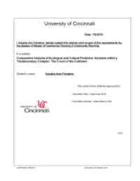 Comparative Analysis of Ecological and Cultural Protection Schemes Within a Transboundary Complex: the Crown of the Continent