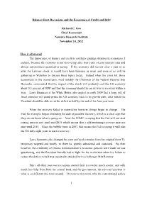 The Uncharted Economics of Deflation and Balance Sheet Recession