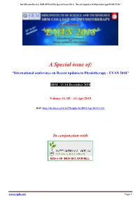 A Special Issue Of
