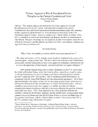 An Open Letter on the Question of Torture