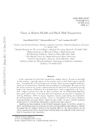 Chaos in Matrix Models and Black Hole Evaporation