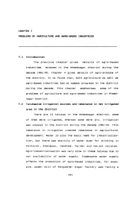 Chapter 7 Problems of Agriculture and Agro