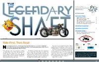 Ride First, Then Read Ot Unexpectedly, It Has Flipped from Spring to Sultry Summer but Let’S Not Get Ahead of Ourselves