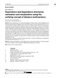 Dependence and Dependence Structures