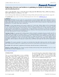A Mixed Methods Protocol