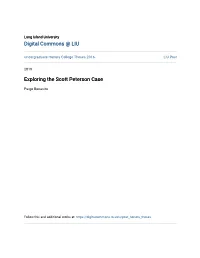 Exploring the Scott Peterson Case