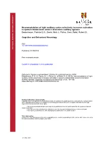 2018 Neuromodulation of Right Auditory Cortex