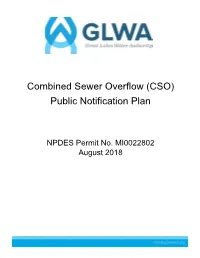 Combined Sewer Overflow (CSO) Public Notification Plan