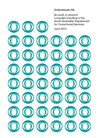 Department for Correctional Services June 2012