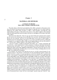Chapter 2 MATERIAL and METHODS