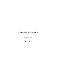 Classical Mechanics