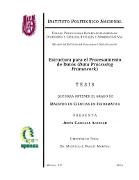 (Data Processing Framework) TESIS