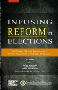 Infusing Reform in Elections