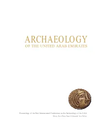 The Development of Fishing in the U.A.E.: a Zooarchaeological Perspective 289 C.E