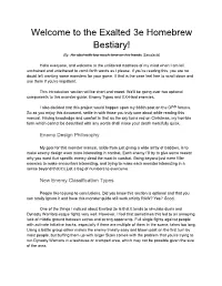 Welcome to the Exalted 3E Homebrew Bestiary! By: an Idiot with Too Much Time on His Hands Sandact6
