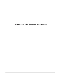 Chapter Iv: Species Accounts