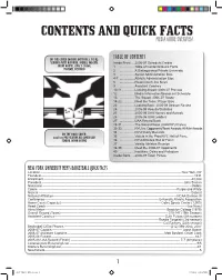 Contents and Quick Facts Media Guide Overview