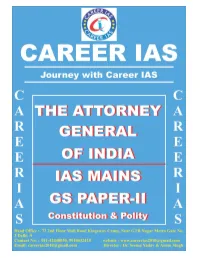 Current Important Topic's Gist A. the Attorney-General