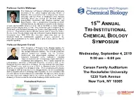 Internal TPCB Symposium Program 2019