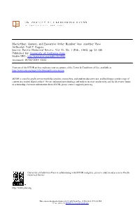 Macarthur, Quezon, and Executive Order Number One: Another View Author(S): Paul P