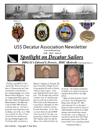 Spotlight on Decatur Sailors DDG-31’S Edward L.Powers, HMC (Retired) (Cont’D from Issue 3)