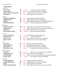 Group Results Sporting Hound Working Terrier Toy Non‐Sporting
