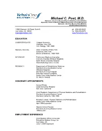 Michael C. Post, M.D