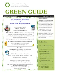 GREEN GUIDE Green Guide Recycling Newsletter Volume 5 Issue 3 July 2020 Mission Statement