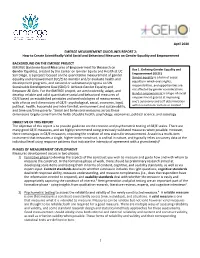 How to Create Scientifically Valid Social and Behavioral Measures on Gender Equality and Empowerment