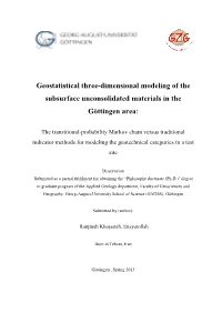 3.3. the Indicator Kriging (IK) Analyses for the Göttingen Test Site