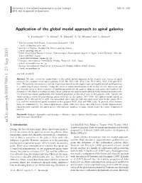Application of the Global Modal Approach to Spiral Galaxies