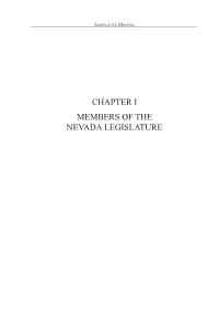 Chapter I—Members of the Nevada