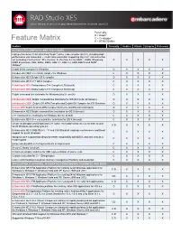 RAD Studio XE5 Feature Matrix | Multi-Device, True Native
