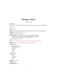 Mxnet-R-Reference-Manual.Pdf