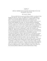 Abstract Spatial Distribution of Benthic Invertebrates In