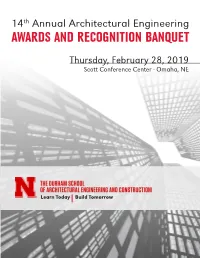Awards and Recognition Banquet
