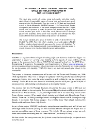 Disability Accessibility Audit Report