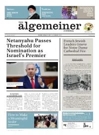 Netanyahu Passes Threshold for Nomination As
