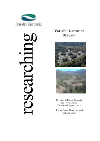 Variable Retention Manual