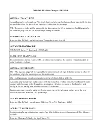 2019-20 USTA Rule Changes - REVISED