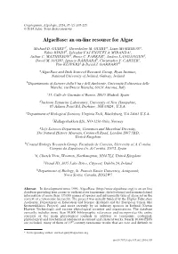 Algaebase: an On-Line Resource for Algae