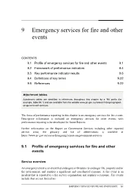 Chapter 9 Emergency Services for Fire and Other Events